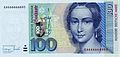 Banknote 100 Deutsche Mark (BBk IIIa, 1997), Vorderseite