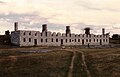 Les ruines du fort à Crown Point, Crown Point, N.Y. en 1990.