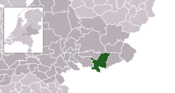 Highlighted position of Oude IJsselstreek in a municipal map of Gelderland