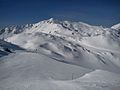 White slopes on the Vogel ski resort.