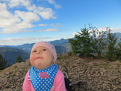 "Bonnie on the Mountain" (Bonnie auf dem Berg), September 2014