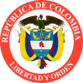 哥倫比亞政府（英語：Government of Colombia）徽（各部門（英語：Council of Ministers of Colombia）徽章僅作微調）