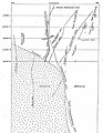 Section showing the relationship of the mine levels, the veins, granite and breccia.[14]: 459 