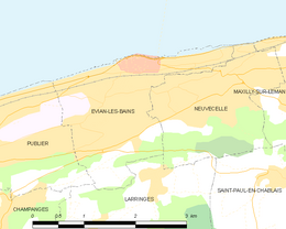 Évian-les-Bains – Mappa