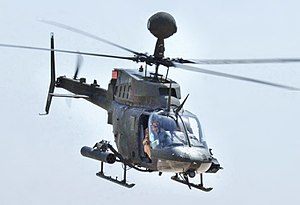 OH-58D с системой Mast-Mounted Sight