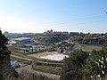 Vista general del complex esportiu de Sant Oleguer des de Torre-romeu