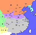 1227年中國地區各國局勢圖