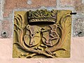 Wappen an der Tür des Schlüsselfeldersches Schloss in Gugelhammer