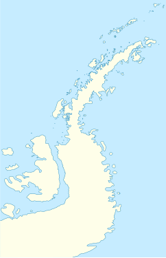 Laag vun Mount Aaron in Antarktische Halvinsel