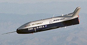 ボーイング X-40Aの下降グライドスロープ