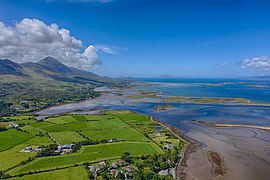 Clew Bay as seen from Westport.