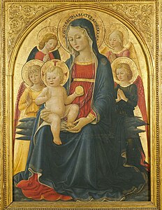 Madonna mit Kind und Engel, Museo di San Marco, Florenz