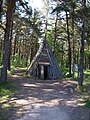 Sommerkøkken eller bryggerhus - om vinteren foregik madlavningen i gårdens våningshus.