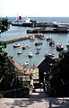 Taken in 1980 when regular cross channel ferries operated out of Folkestone