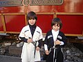 Children from Georgia in the Caucasus region