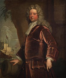 Sir John Norris (Godfrey Kneller, 1711, National Maritime Museum, Londýn)