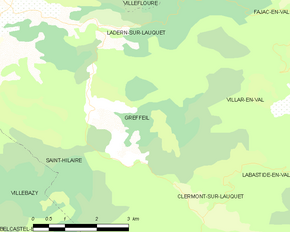 Poziția localității Greffeil