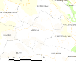 Poziția localității Mézerville