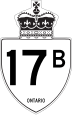 Highway 17B marker