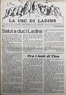 Prima plata dla Usc di Ladins N 1 1972.jpg