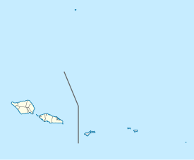 Isla Manono ubicada en Samoa