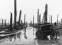 Zerstörungen der Dritten Schlacht bei Ypern, 1917