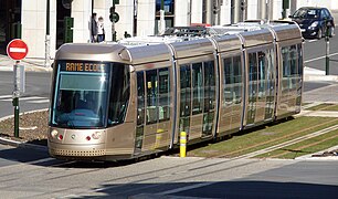 Le tramway d'Orléans.