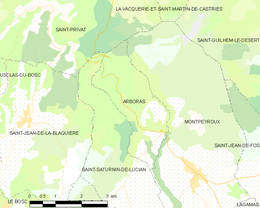 Arboras - Localizazion