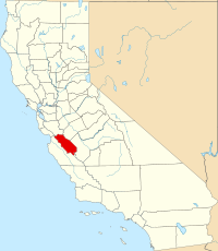 Location in the state of California