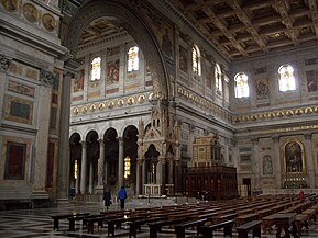 El "bema" de la basílica de San Pablo Extramuros, Roma