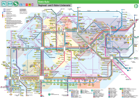 Public transport map Rhein-Ruhr