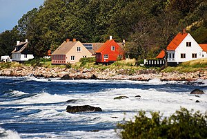 De kust fan Bornholm