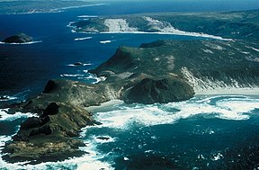 Wilder Küstenabschnitt der Channel Islands