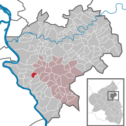 Läget för Eschbach i Rhein-Lahn-Kreis