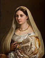 Raphael Woman with a Veil. 82 x 60 cm.