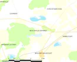 Bouconville-sur-Madt – Mappa