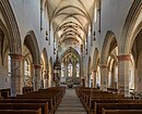 Blick durchs gotische Mittelschiff in den Chor der Bartholomäuskirche