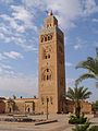 Minarett der Koutoubia-Moschee in Marrakesch/MA (ab 1147)