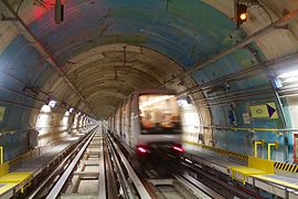 VAL 208 du métro de Turin.