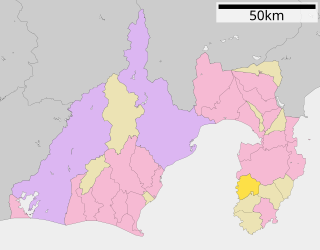 西伊豆町位置図