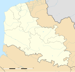 兰博瓦勒在加来海峡省的位置