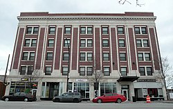 The Strand Hotel, a NRHP listed apartment hotel on Cottage Grove Avenue.