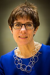 General Secretary Annegret Kramp-Karrenbauer from Saarland