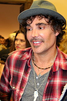 David LaChapelle na vernisáži své výstavy v Galerii Rudolfinum, Praha, 2011