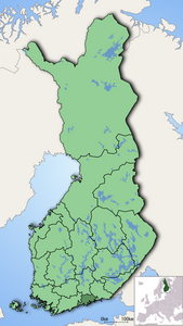 Uusimaa Orientale – Localizzazione