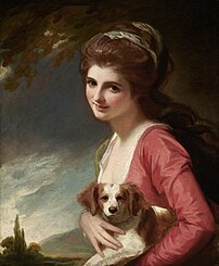 Portrait d'Emma Hamilton par George Romney (1782, The Frick Collection). (définition réelle 2 543 × 3 083)