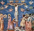 Giotto tarafından resmedilmiş Christ crucified, yaklaşık 1310
