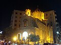 Night view of the church