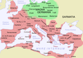 Roman Empire (27 BC-476 AD) in 98 AD.
