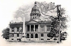 Mecklenburg County Courthouse, gelistet im NRHP mit der Nr. 79001734[1]